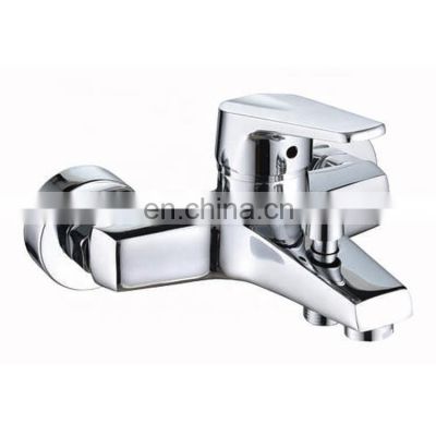 Gaobao Wall mounted thermostatic tap bathroom chromed brass single handle bath shower mixer faucet