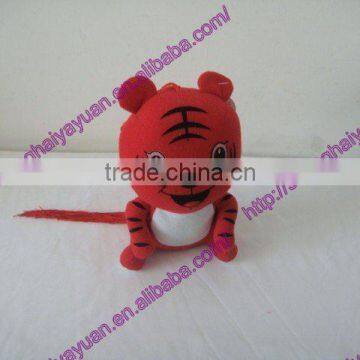 19cm cute plush tiger stuffed toy/tiger plush