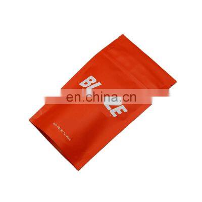 Customized Newest Matte Material Velvet Texture Smooth Feels Laminate Film Mylar Soft Touch Plastic Packaging Bags