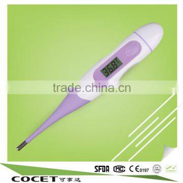 cheap rapid flexible tip waterproof clinical digital thermometer