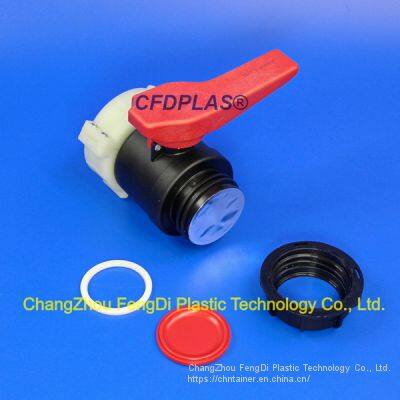 2 Inch Plastic Ball Valve With EPDM Gasket for IBC