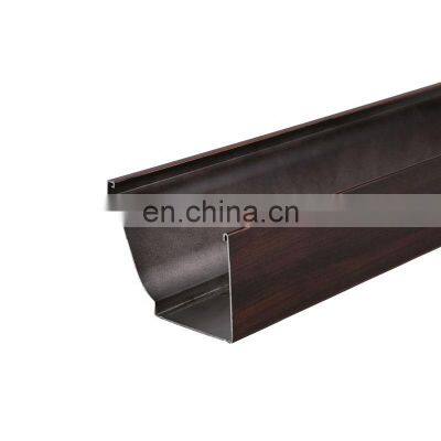 Rain Gutters Drainage System Metal Aluminum Galvanized Roof Water Collector Price
