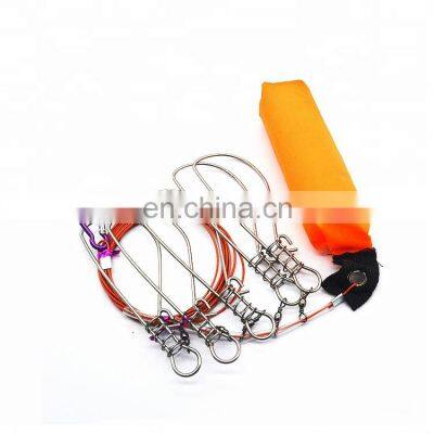 Hot Sale Free Sample Stainless Steel Float Fish String Stick Fishing Lock fishing tackle