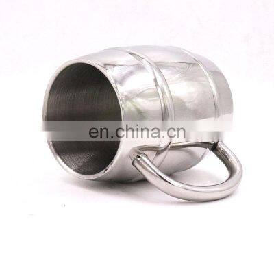 Оптовая партия стальных российских металлических пивных кружек из нержавеющей стали с индивидуальным логотипом, выгравированным на них, без проливов и с двойной стенкой photo-3