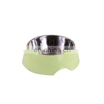 Top Quality Cats Dogs Eco Friendly Plastic Slow Feeder Stainless Steel Dog Bowl Logo photo-4