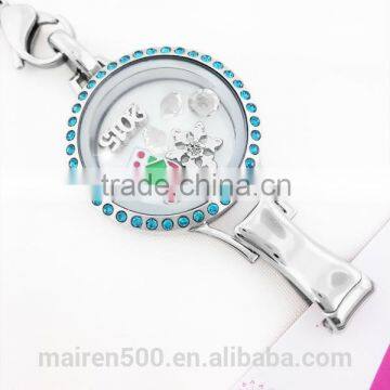 Charm Floating lanyard locket base twist locket