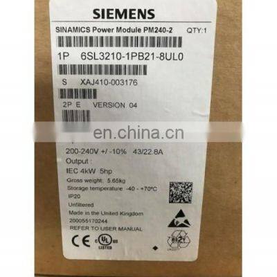 1PC NEW SIEMENS 6SL3210-1PB21-8UL0 SINAMICS Power Module PM240-2