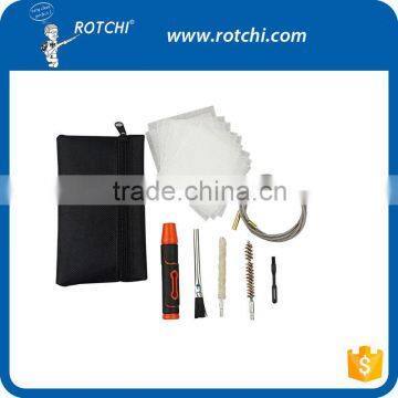 cleaning kit with flexible cable in bag, gun cleaning kit, gun accessories