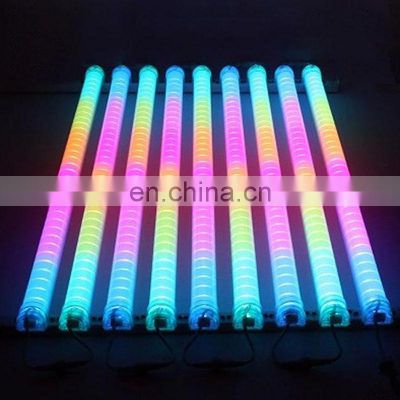 DMX LED Digital Tube IP65 Colorful LED Tube 8W RGB LED Tube