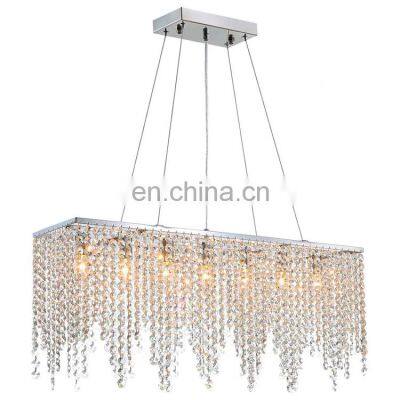 wholesale china hotel indoor pendant ceiling light decorative luxury k9 crystal round chain chandeliers pendant lamp