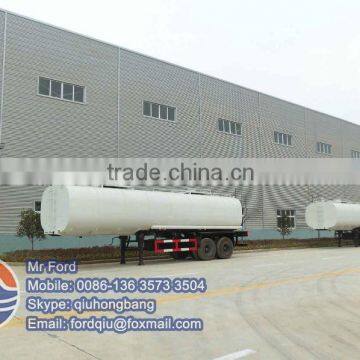 TEL China carbon steel 40000L bitumen tank trailer 0086-13635733504