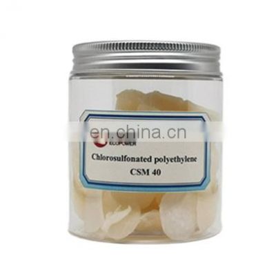 CSM 40 Rubber Elastomer Chlorosulfonated Polyethylene For Moldings