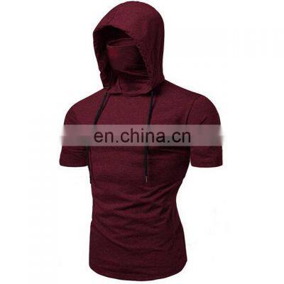 Best Selling Men Comfortable Half Sleeves Hoodies Collection Customized Design In Different Colors Available In Cheap Prices