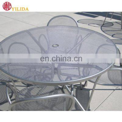Comfortable Expanded Metal Garden Bench and Chair photo-3