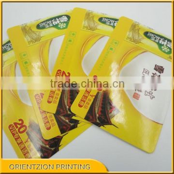 Printed prepaid scrtch cards, China Printing Factory