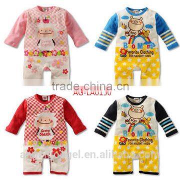 Wholesale Organic Cotton Bulk Infant Custom Printing One Piece Rompers Jumpsuit AG-LA List-5 photo-3