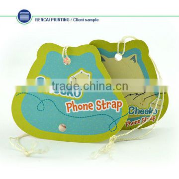 High quality paper hang tags, Garment hang tag China supplier .