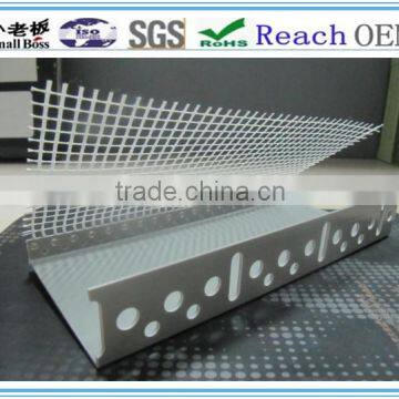 pvc corner bead/vinyl drywall bead with mesh/vinyl casing bead with mesh/vinyl drywall bead with mesh