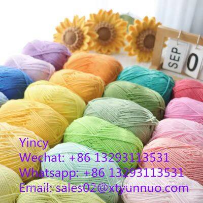 Milk cotton yarn