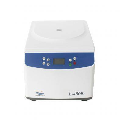 Digital display, Brushless Motor centrifuge 4000rpm, 24*10ml, 8*15ml,6*50ml L-450B