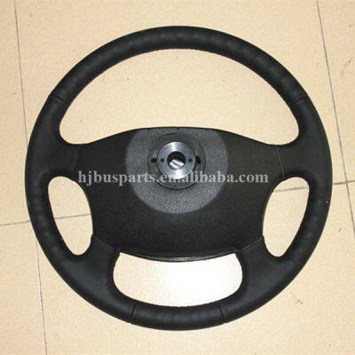 Bus Interior Accessories Steering Wheel 3402-00318 Leather Steering Wheel Cover for Chinese Bus photo-2