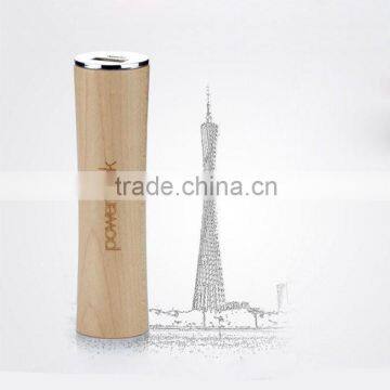 Environment protecting 2600mah wooden power bank