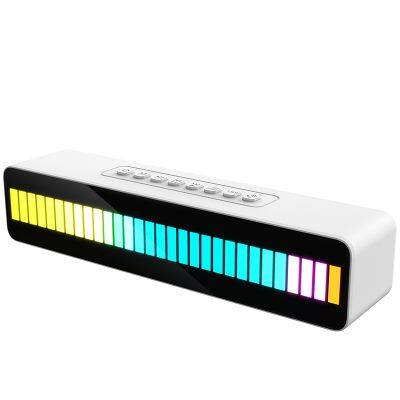 Hot Sell New Creative Bluetooth Pickup TWS Speaker House RGB LED Light Wireless Stereo Sound Audio Car Speaker Rhythm Lights