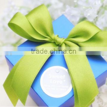 Kiwi Color Gift Packing Ribbon Bows With Organza Bow Wholesale