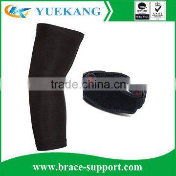 Copper Nylon Arm Sleeve and Neoprene Elbow Strap with Compression Bar                        
                                                Quality Choice