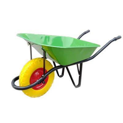 WB6400 Heavy-Duty Wheelbarrow – 65L Capacity, Sturdy Frame, Pneumatic Tire