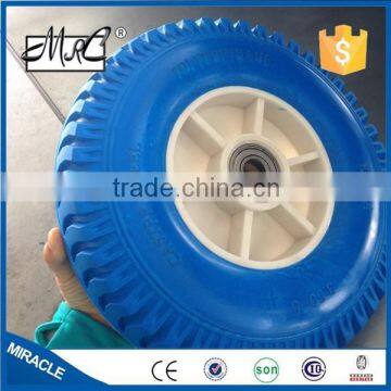 China pu Leather 12 Inch 3.50-5 Wheel for Wheelbarrow photo-3