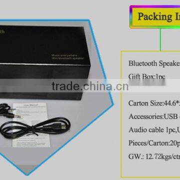 Bluetooth Speaker 2016 Portable Mini Bass Bluetooth Speaker With Hand Gesture Recognition photo-6