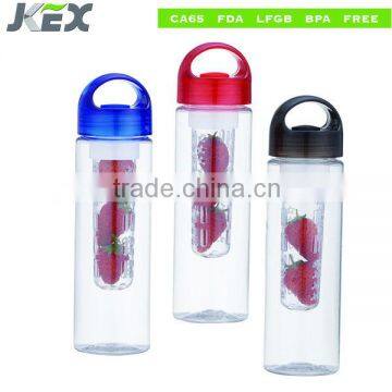 wide mouth Tritan infuser water bottle with silicone