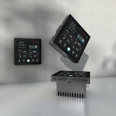 HRV Heat Recovery Ventilation System Controller CO2 PM2.5 TUYA APP AC 220V Smart Ventilation Fan Controller photo-5