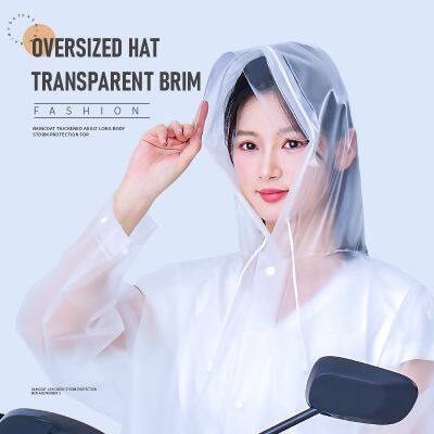 Завод эва-курток от дождя Капюшонный легкий дождевой плащ из ЭВА