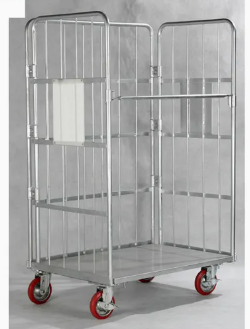 Customized Galvanized Metal Roll Cage/Logistical Trolley photo-1