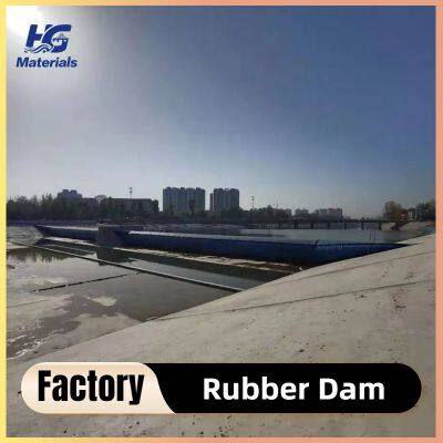 Rubber Weir Replacement System, Inflatable Dam for River Flow Regulation and Water Conservation photo-5