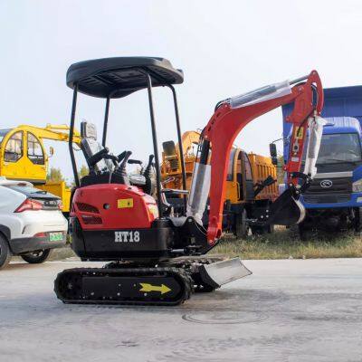 Mini Excavator Featuring 360° Rotation and Multiple Attachment Compatibility