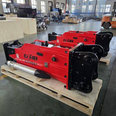 China CTHB81 Red Box Silenced Type Hydraulic Breaker Hydraulic Hammer Rock Demolition Hydraulic Breaker for Excavator