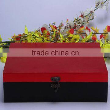 Luxury Custom Made Wooden Jewelry Box with Velvet Lining on Wholesale