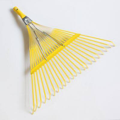 Heavy Duty Garden Rake Lawn Rake Metal Rake 18 Teeth Steel Rake for Leaves Yard Cleaning Farm Garden Agricultural Tools