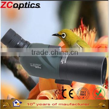 15-45X50 Best Waterproof Angled Spotting Scope for Birding