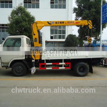 Dongfeng Mini truck cranes for sale,3.5T mini truck mounted crane