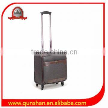 business leather trolley suitcase