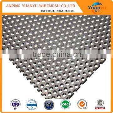 Galvanized and pvc coated perforated metal sheet