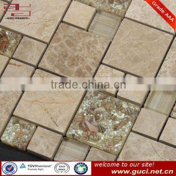 China glass marble mix mosaic