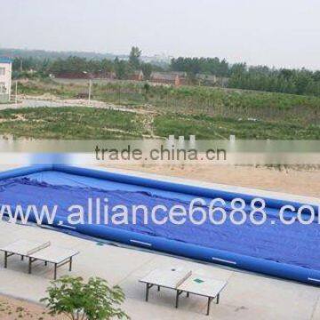 big inflatable aqua swimming pool 12x24x0.55m