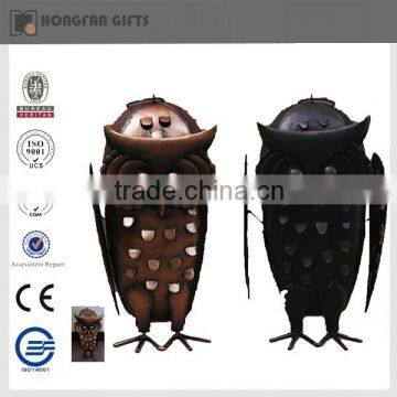 metal home deco owl statues