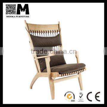 replica wood furniture relaxing chair hans J. wegner lounge chair