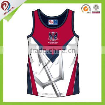 wholesales custom sublimation running singlet for men, camo sublimated running singlet